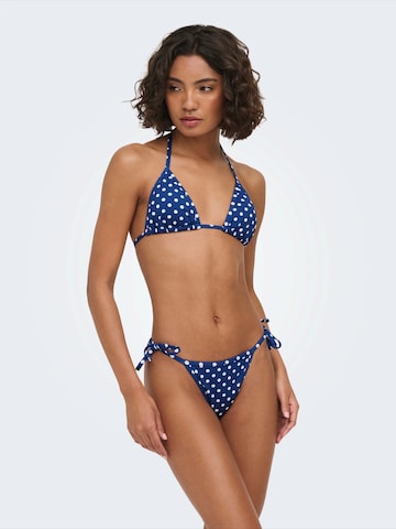 ONLY Triangel Bikini 'ONLMaseille' i blå: forside