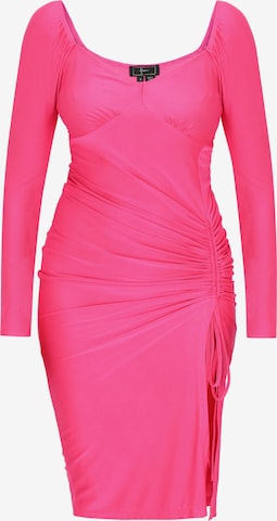 faina - Vestido 'Festive' em rosa: frente
