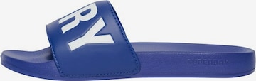 Claquettes / Tongs Superdry & Co en bleu : devant