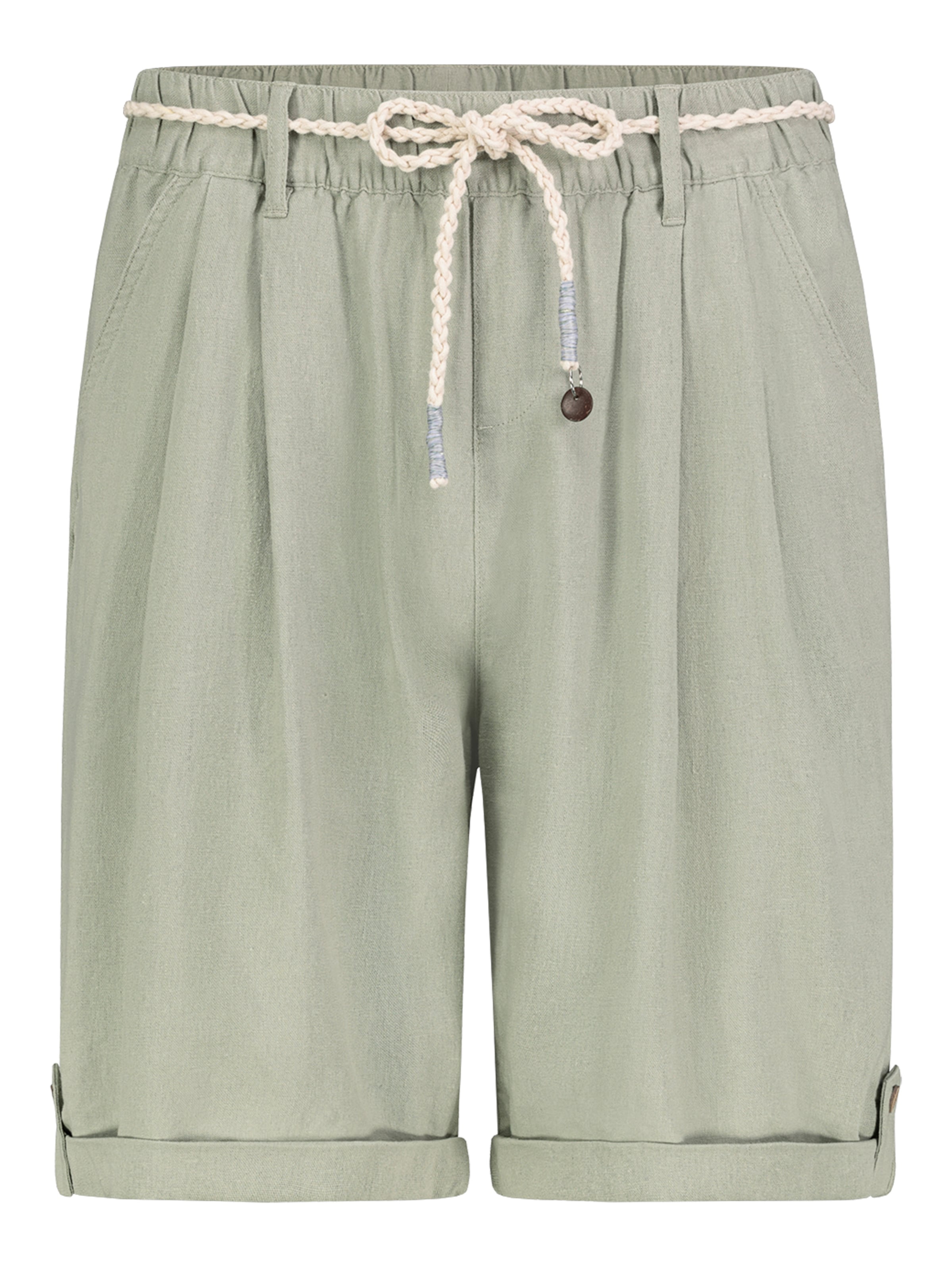 Eight2Nine Shorts in Grün: Vorderseite