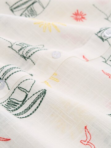 TOM TAILOR Regular fit Button Up Shirt in White
