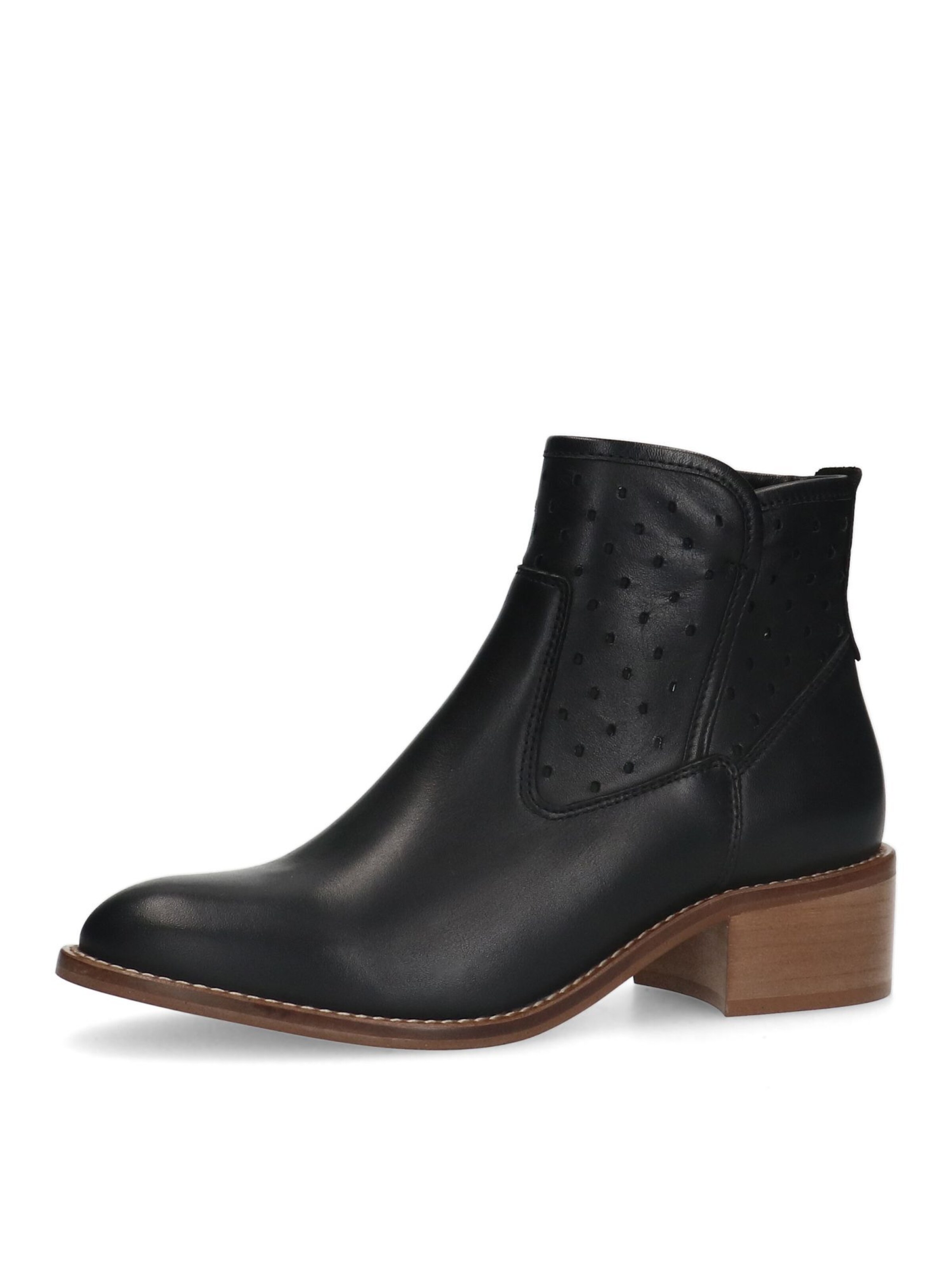 Bottines MANFIELD en noir : devant