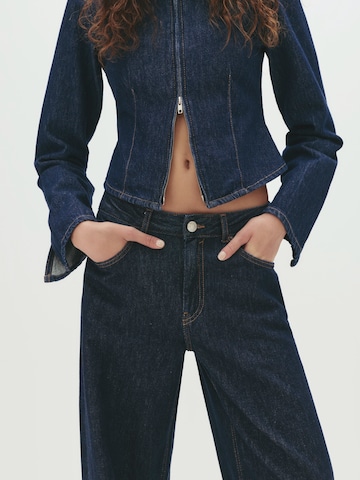 Pull&Bear Bő szár Farmer - kék