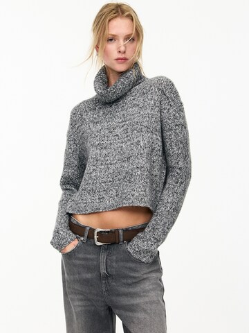 Pull-over Pull&Bear en noir : devant