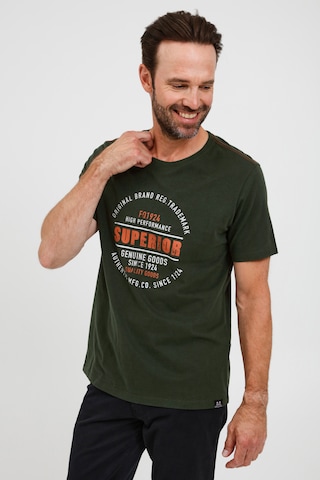 FQ1924 Shirt 'RIKO' in Groen: voorkant
