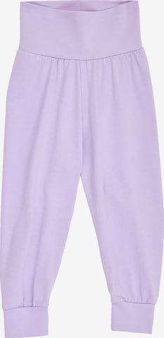 Pantalon Fred's World by GREEN COTTON en violet : devant