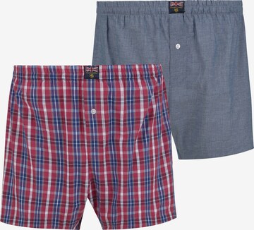 Charles Colby 2er Pack Boxershorts ' Lord Manus ' in Rot: predná strana