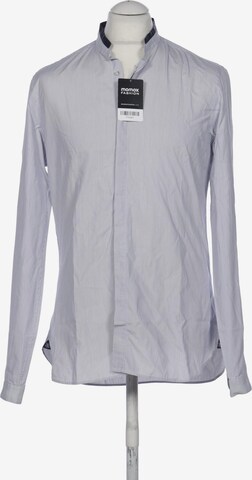The Kooples Button Up Shirt in L in Blue: front