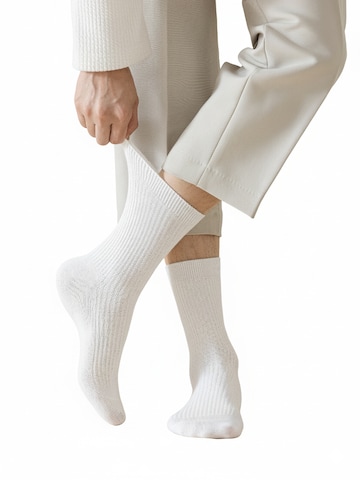 Millo Socks ''Cozy Steps Damen Socken'' in White