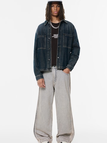 Pull&Bear Tričko 'STWD' – černá: přední strana