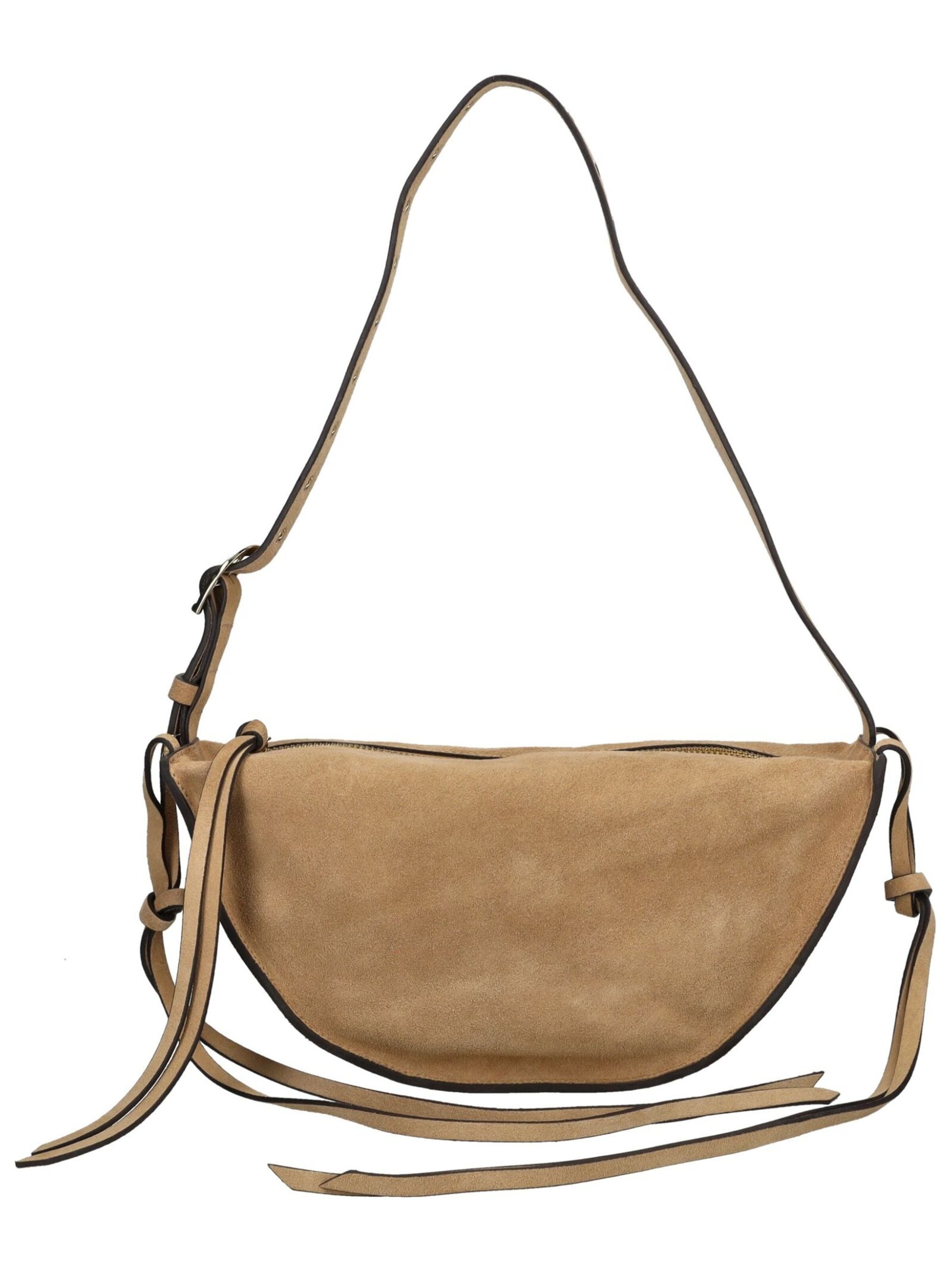 Sac bandoulière Dolce Vita en beige : devant