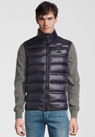 Blauer.USA Vest 'Piuma' in Blue: front