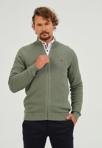 Giorgio di Mare Knit cardigan in Green