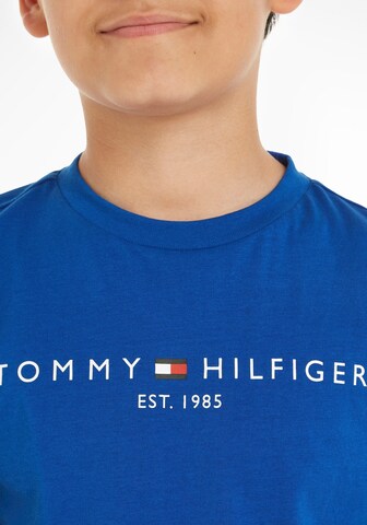 TOMMY HILFIGER T-shirt 'ESSENTIAL' i blå
