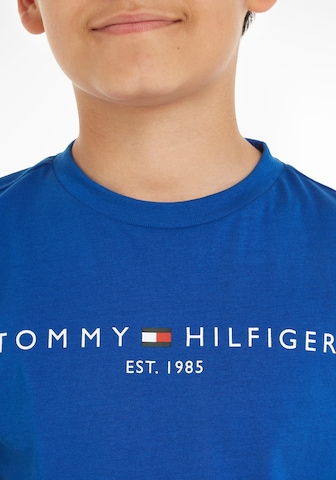 TOMMY HILFIGER Tričko 'ESSENTIAL' - Modrá