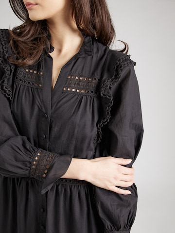 Robe-chemise 'Denisa' IVY OAK en noir