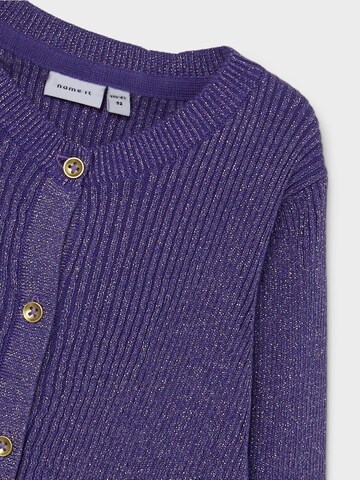 Cardigan 'RUBINA' NAME IT en violet