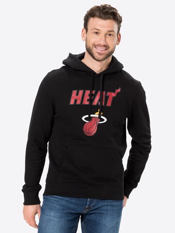 NEW ERA Sweatshirt 'NBA Miami Heat' in Schwarz: predná strana