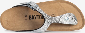 Bayton Teenslipper 'Mercure' in Zilver