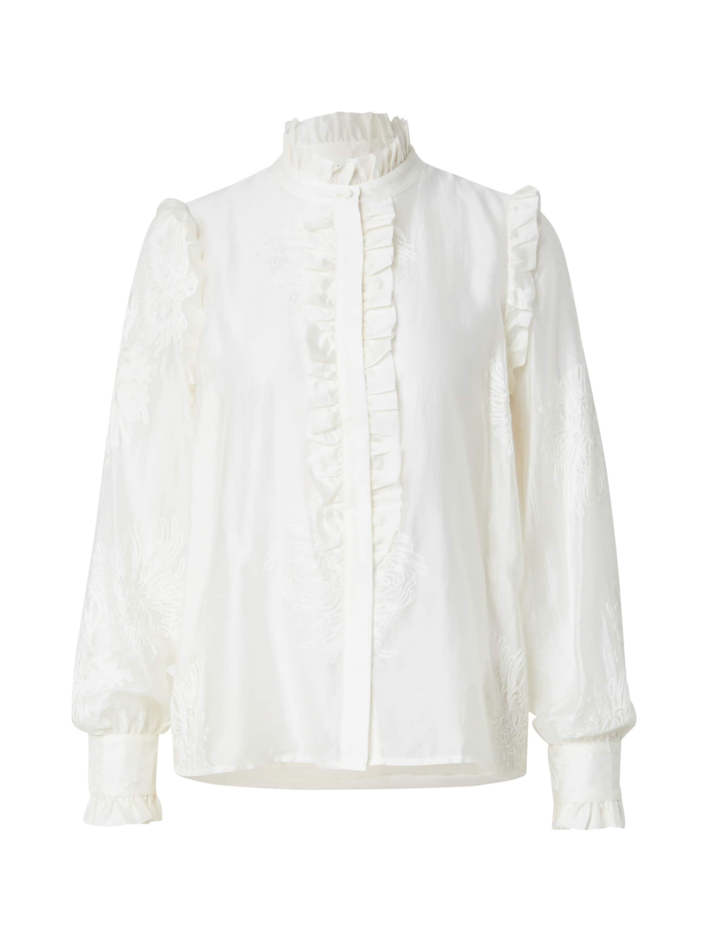 VILA ROUGE EDIT Pluus 'ROUVIKY', värv valge: eest vaates