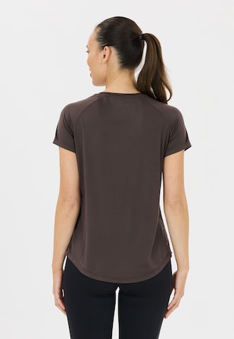 Athlecia T-Shirt 'Gaina' in Braun