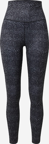 NIKE Skinny Sportbroek in Grijs: voorkant