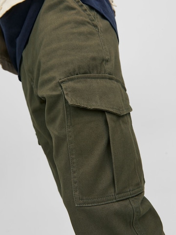 Coupe slim Pantalon cargo 'Marco Joe' JACK & JONES en vert