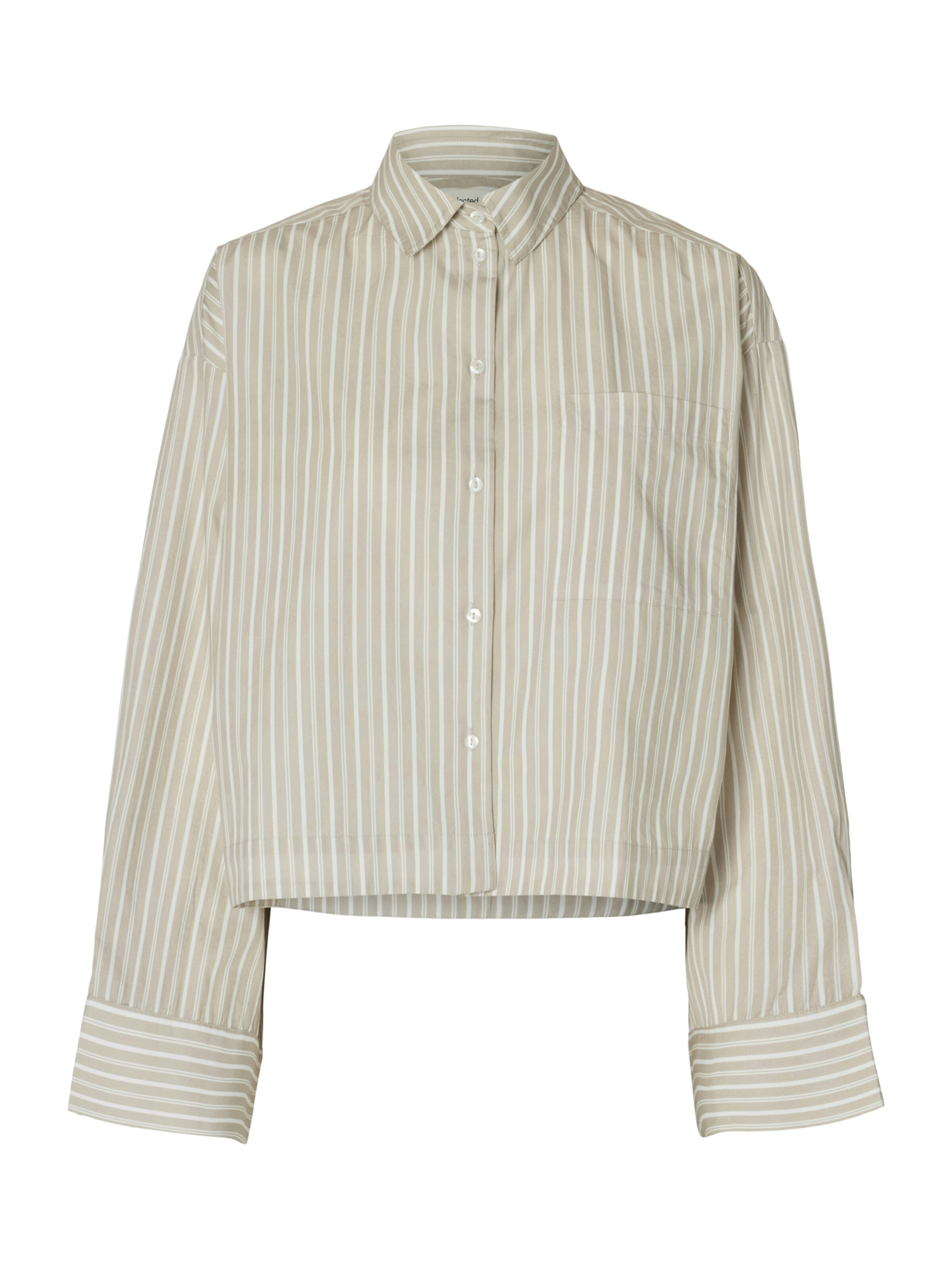 SELECTED Μπλούζα 'SLFASTHA' σε μπεζ: μπροστά