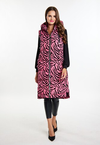 rozā faina Veste: no priekšpuses