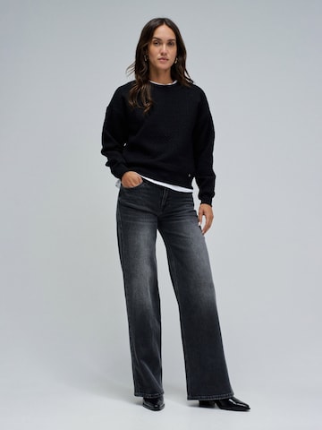 Salsa Jeans Sweatshirt in Zwart