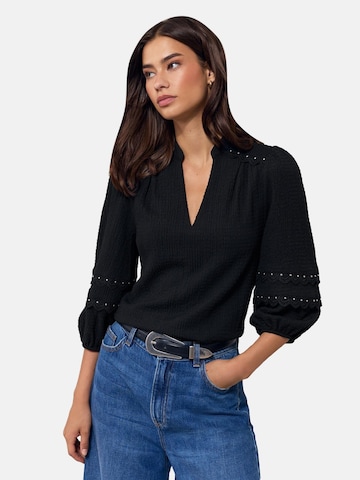 Lipsy Blouse in Zwart: voorkant