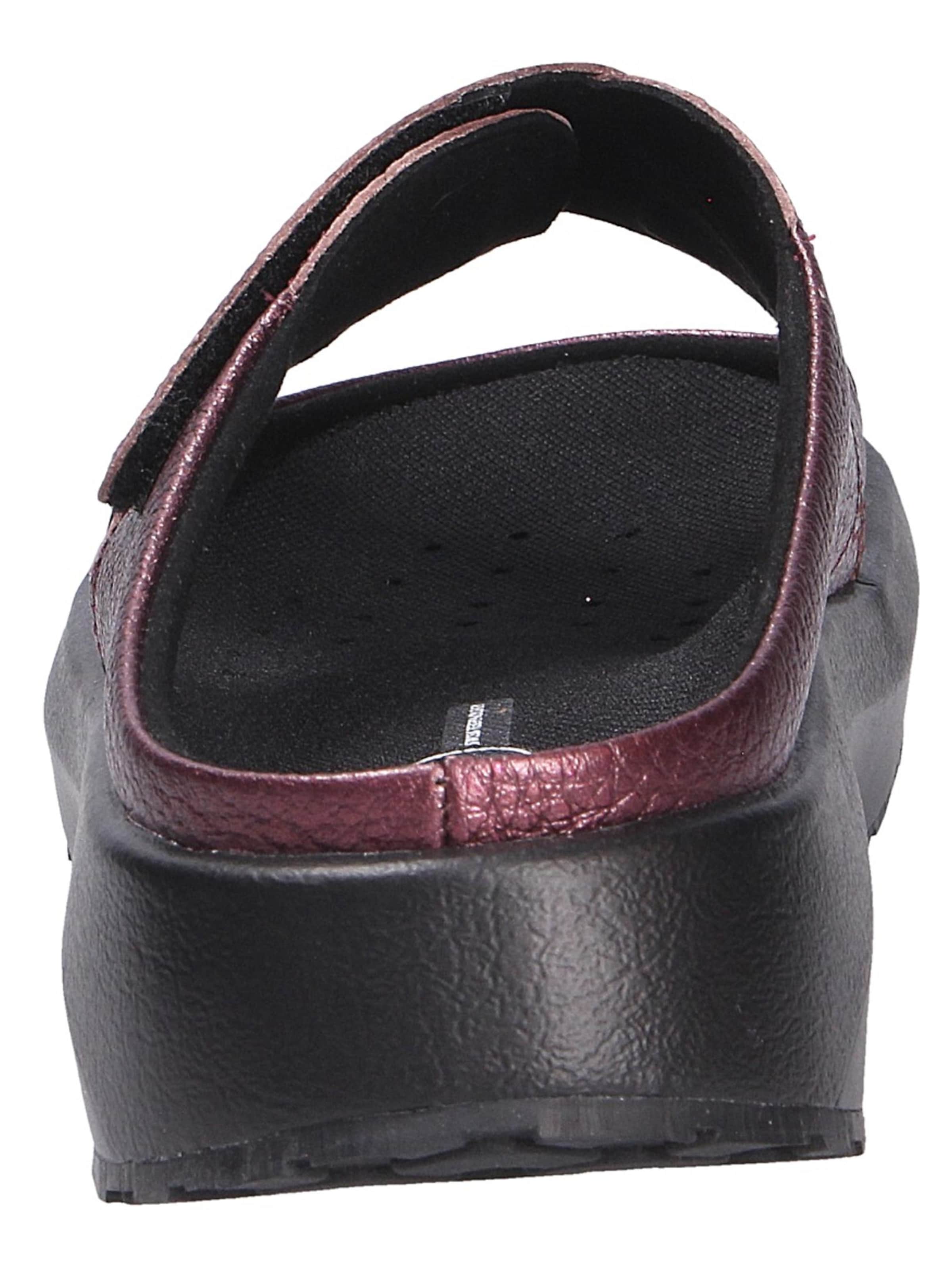 Joya Mules 'Alicante W' in Red