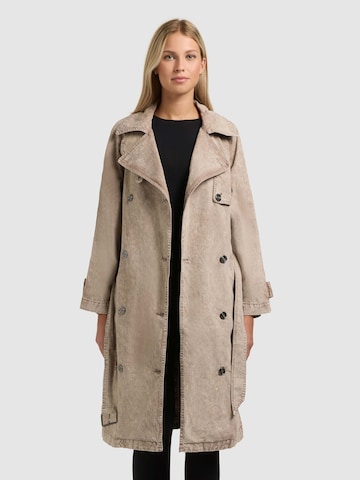 Manteau mi-saison 'Enza' khujo en marron