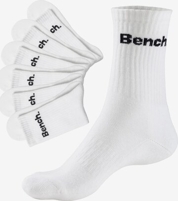 BENCH Athletic Socks in White: front