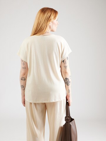 Vero Moda Curve Shirt 'VMCILMA' in Beige