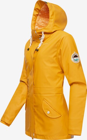 NAVAHOO Weatherproof jacket 'Ocean Heart' in Yellow