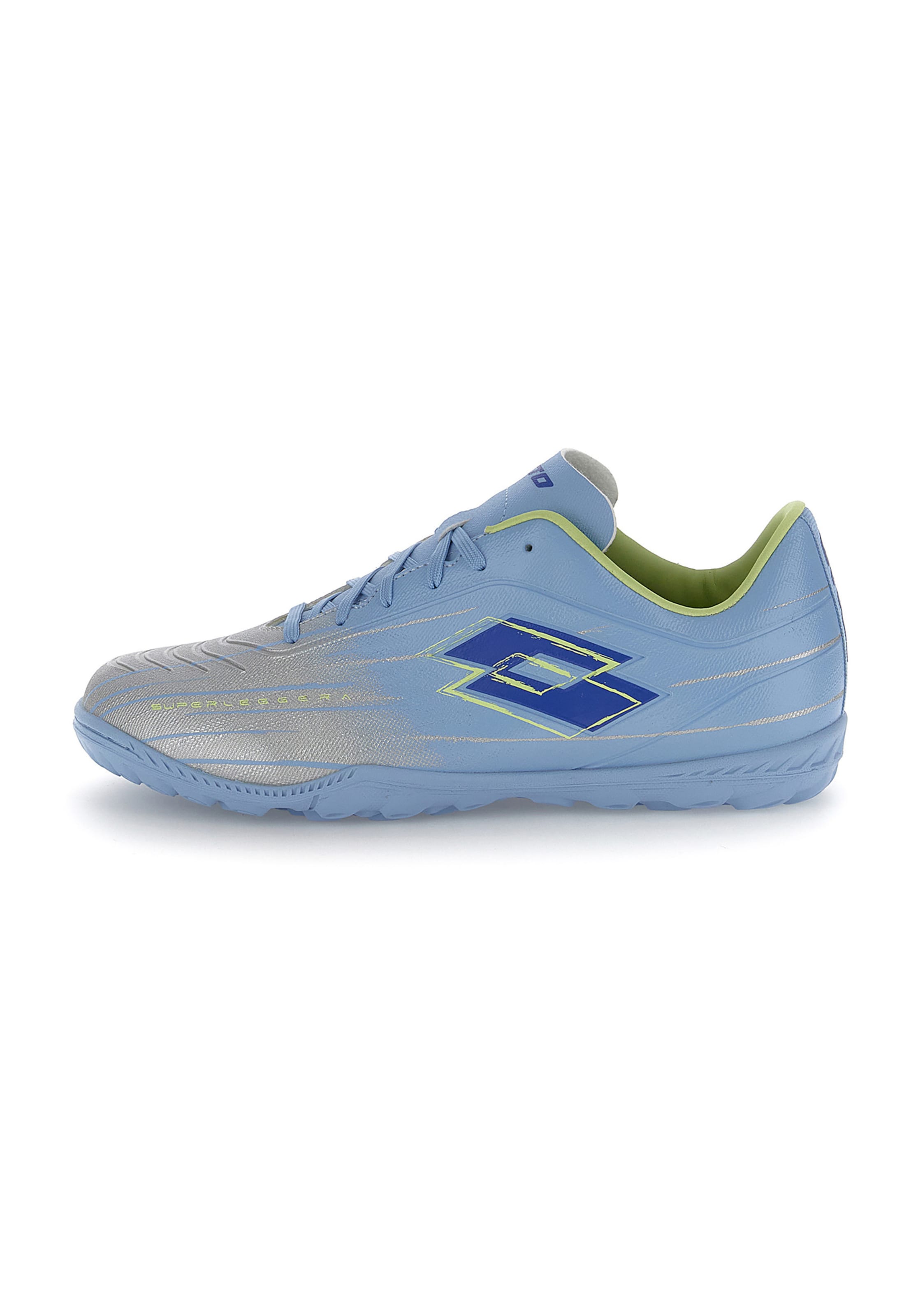 LOTTO Soccer Cleats 'Solista 700 IX TF' in Blue: front