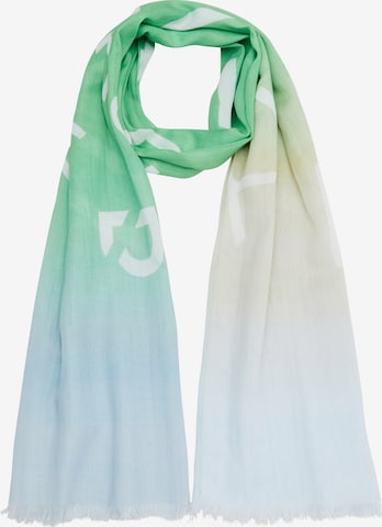 Foulard comma casual identity en vert : devant