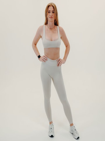 Zaisze - Skinny Leggings 'Clay Silk' en naranja