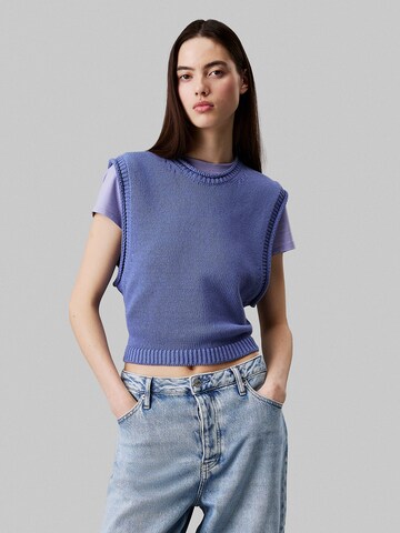 Calvin Klein Jeans Sweater in Purple: front