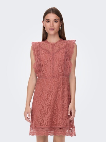 Robe de cocktail ONLY en rose : devant