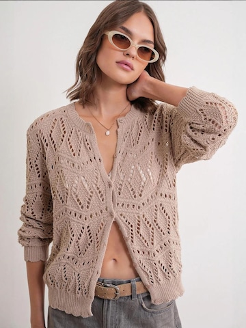 Giacchetta di MixRay in marrone: frontale