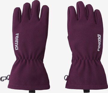 Reima Gloves 'TEHDE' in Purple: front