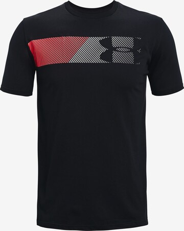 UNDER ARMOUR Funkční tričko 'Fast Left Chest 2.0' – černá: přední strana