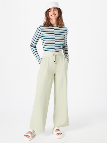 Wide leg Pantaloni di s.Oliver in verde