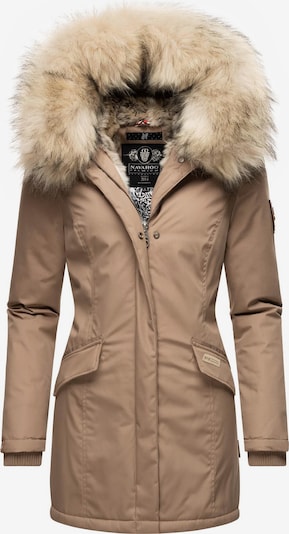 NAVAHOO Manteau d’hiver 'Cristal' en noisette / taupe, Vue avec produit