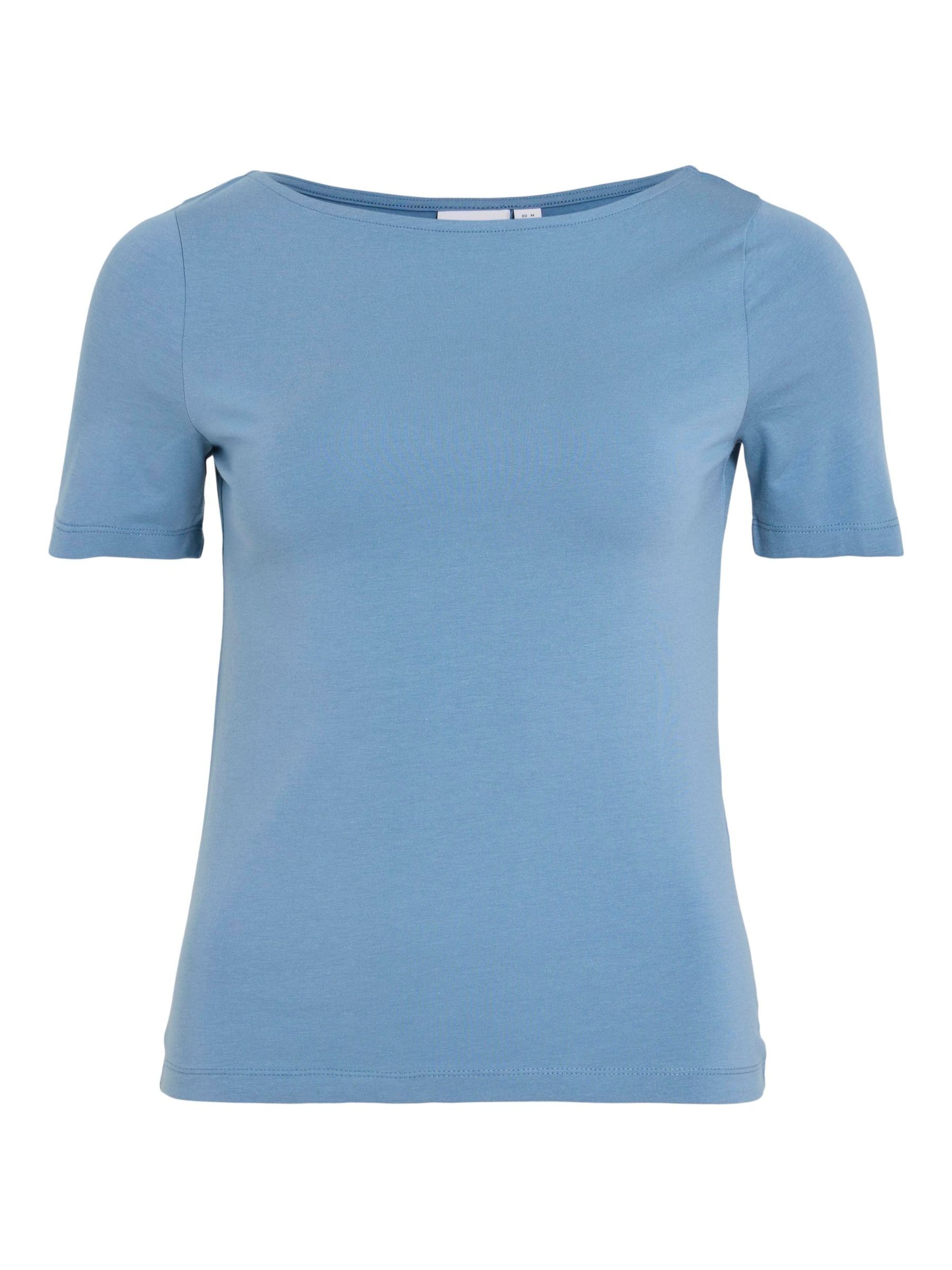 T-shirt VILA en bleu : devant