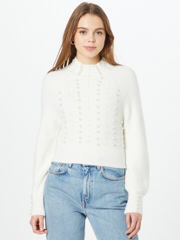 Pull-over Tally Weijl en blanc : devant