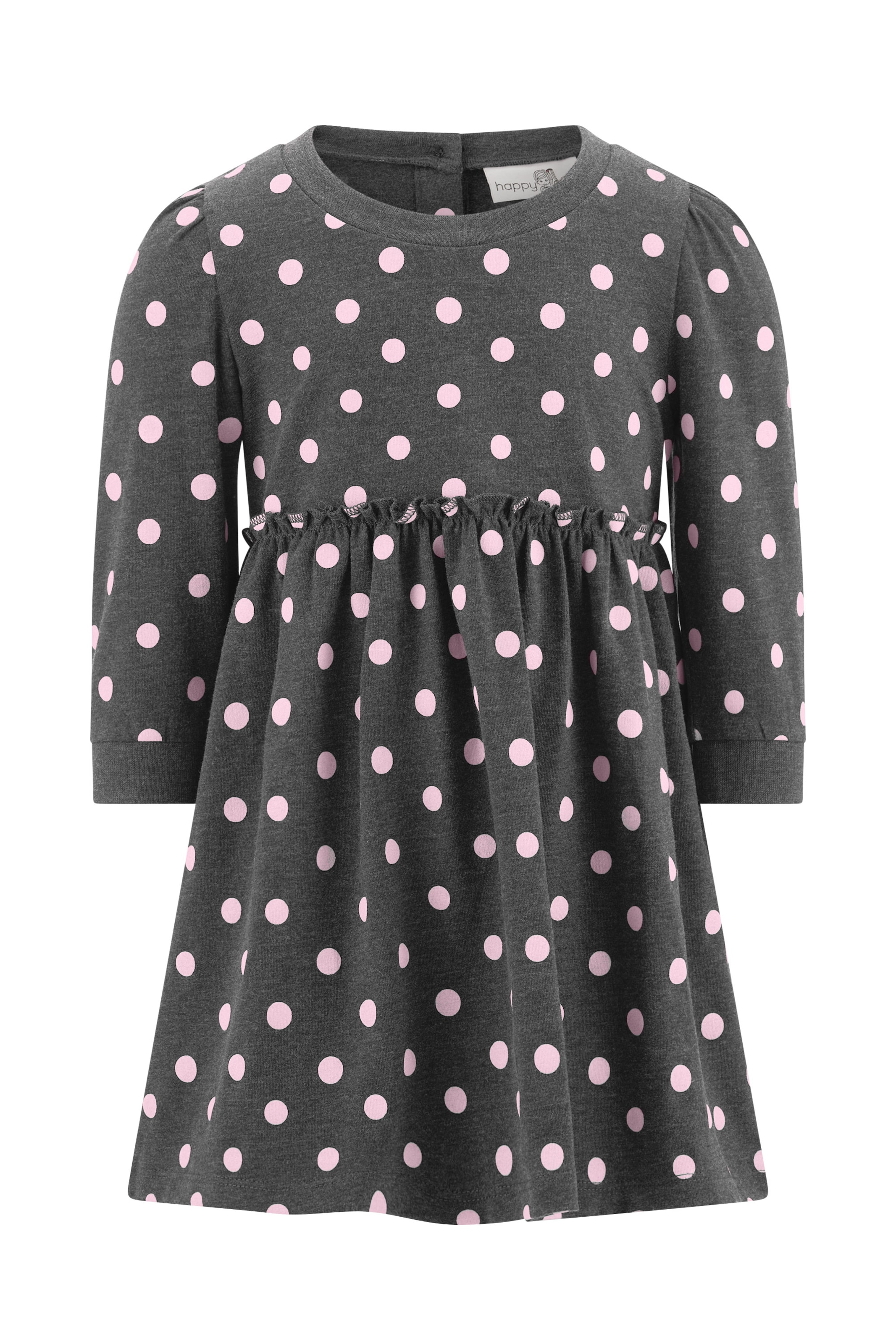 happy girls - Vestido em cinzento: frente
