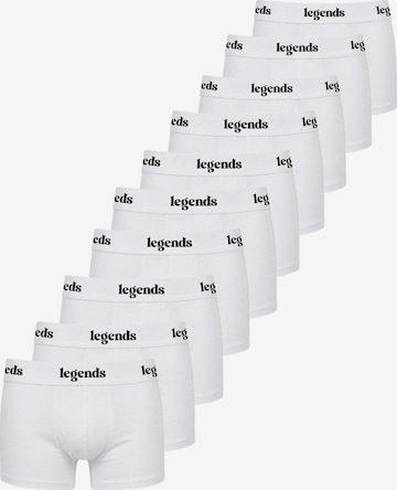 Legends Boksershorts 'Boxers 10 PACK' i hvid: forside